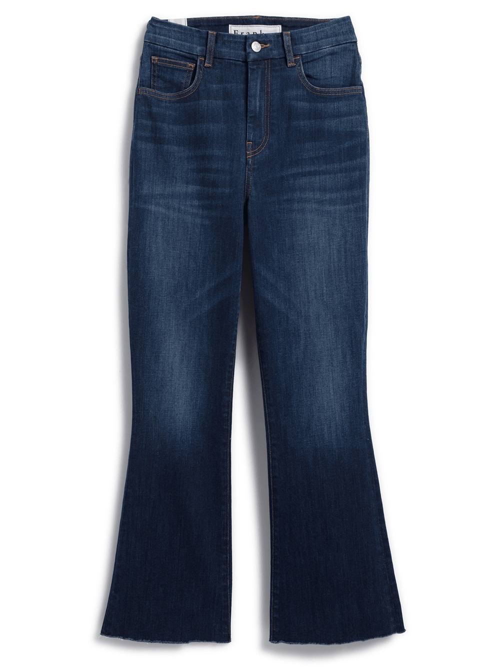 Frank & Eileen dark blue Killian cropped jeans